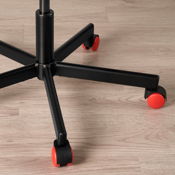 HUVUDSPELARE gaming chair, black, 46x62x54 cm