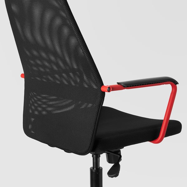 HUVUDSPELARE gaming chair, black, 46x62x54 cm