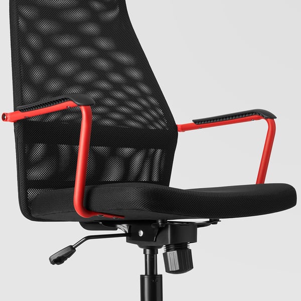 HUVUDSPELARE gaming chair, black, 46x62x54 cm