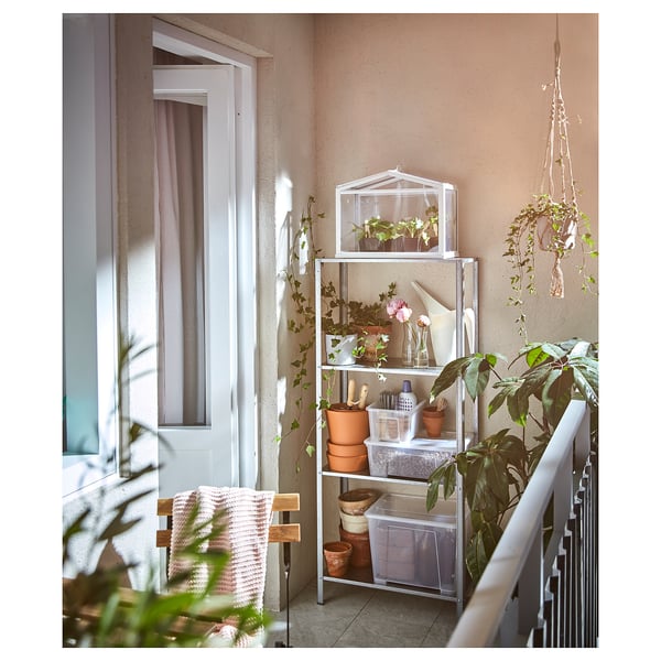 HYLLIS shelving unit, in/outdoor, 60x27x140 cm