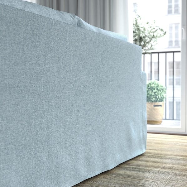 Ikea HYLTARP - 3-seater sofa/chaise-longue, right, Kilanda pale blue ,