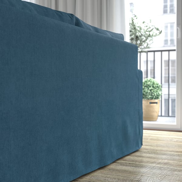 HYLTARP 3-seat sofa, Tallmyra blue, 232x91x93 cm