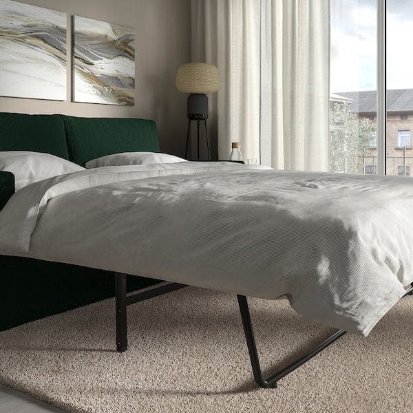 Ikea HYLTARP - 2-seater sofa bed, Tallmyra dark green ,