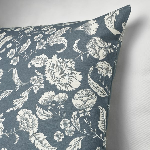 IDALINNEA cushion cover, dark grey-blue, 50x50 cm