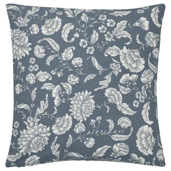 IDALINNEA cushion cover, dark grey-blue, 50x50 cm