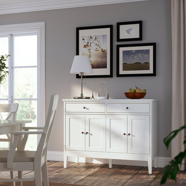 IDANÄS sideboard, white, 124x50x95 cm