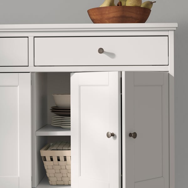 IDANÄS sideboard, white, 124x50x95 cm