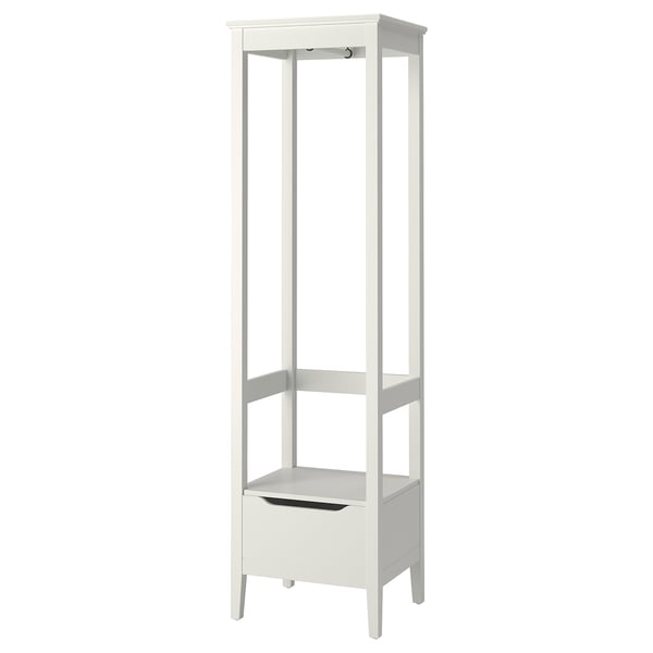 IDANÄS open wardrobe, white, 59x211 cm