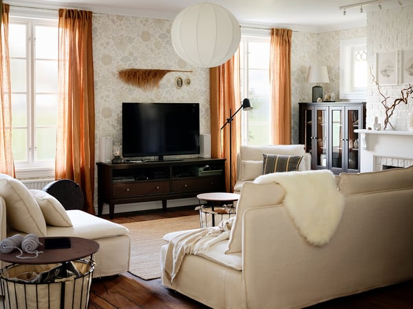 IDANÄS TV bench, dark brown stained, 162x40x63 cm