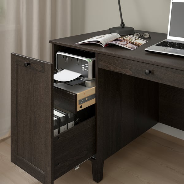IDANÄS desk, brown, 152x70 cm