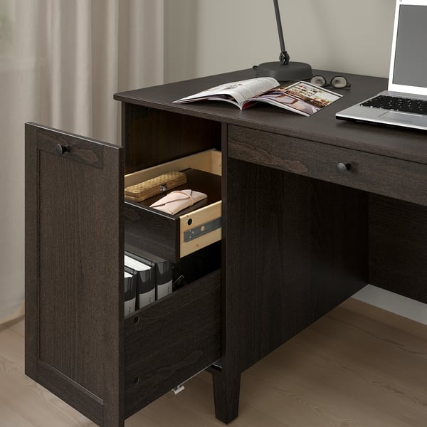 IDANÄS desk, brown, 152x70 cm