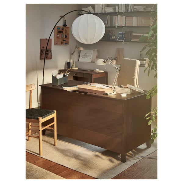 IDANÄS desk, brown, 152x70 cm