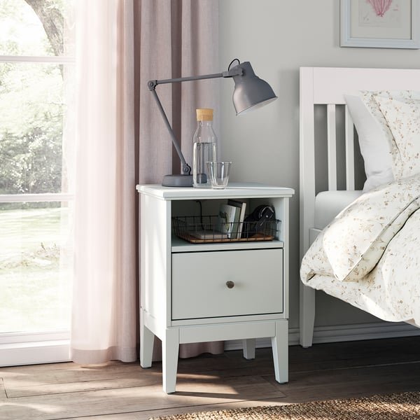 IDANÄS bedroom furniture, set of 4, white, 160x200 cm