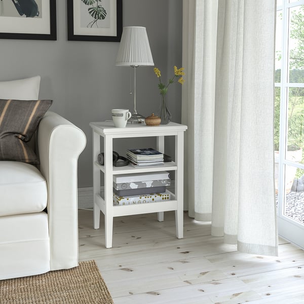IDANÄS side table, white, 46x36 cm