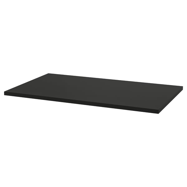 IDÅSEN table top, black, 120x70 cm