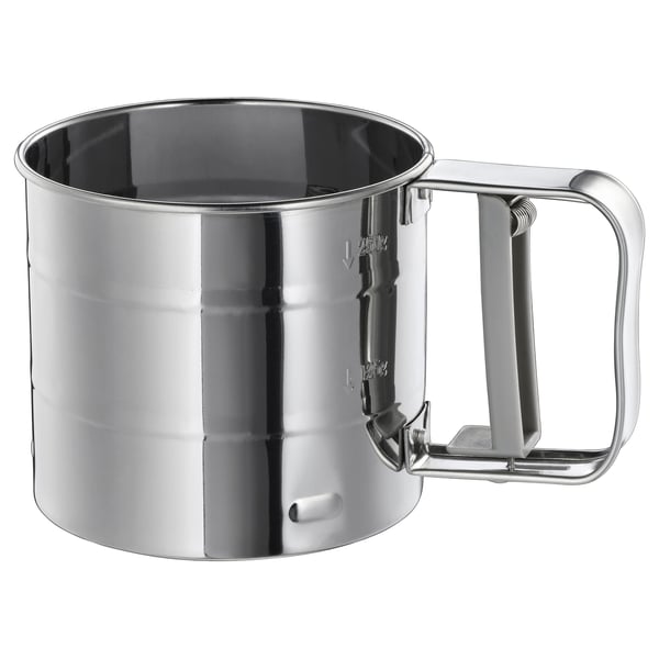 IDEALISK flour sifter, stainless steel, 10.5 cm