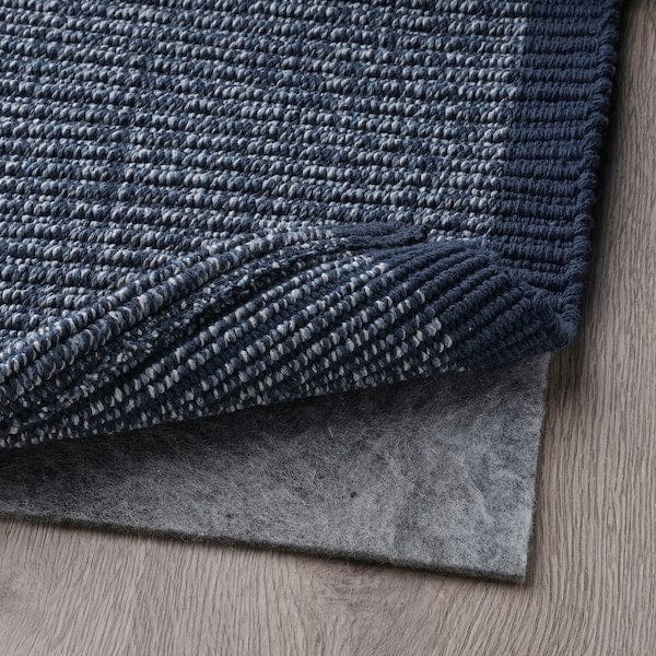 Ikea IDROTTSPLATS - Rug, flatwoven, blue, 80x200 cm