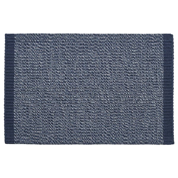 Ikea IDROTTSPLATS - Door mat, blue, 40x60 cm