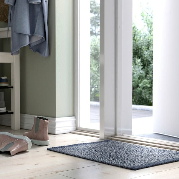 Ikea IDROTTSPLATS - Door mat, blue, 40x60 cm