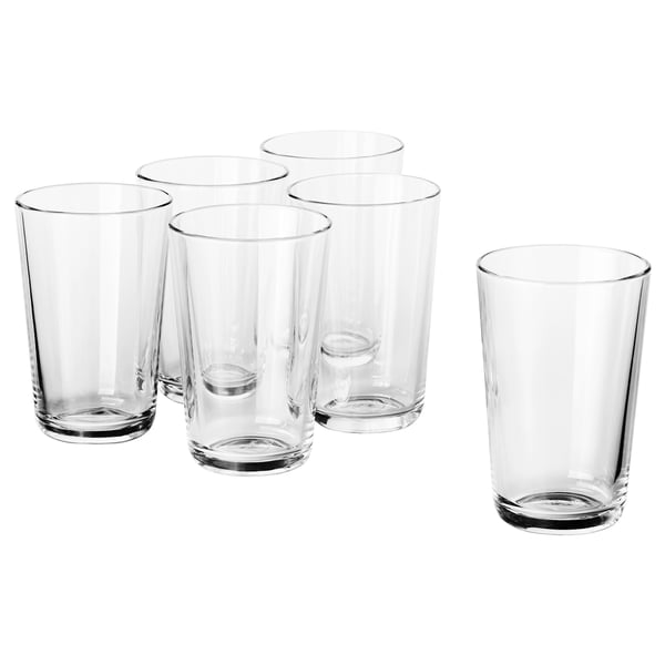 IKEA 365+ glass, clear glass, 30 cl, 6 pack
