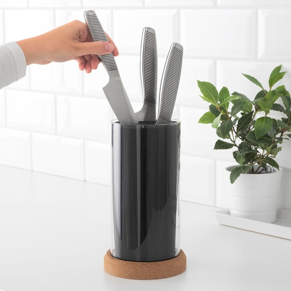 IKEA 365+ knife block, 13x24 cm