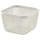 IKEA 365+ food storage basket, metal/white, 14x14x10 cm