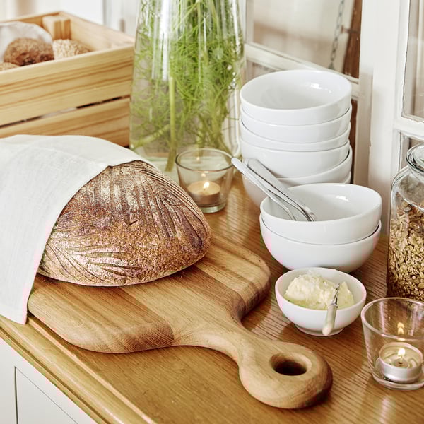 IKEA 365+ bowl, rounded sides white, 13 cm