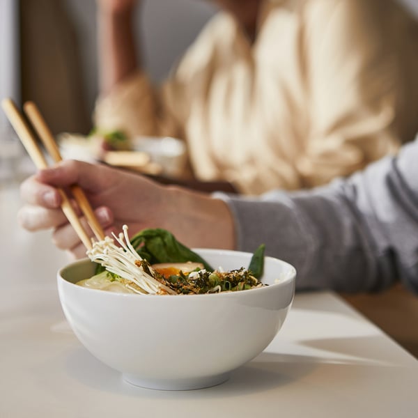 IKEA 365+ bowl, rounded sides white, 16 cm