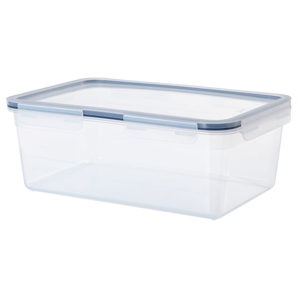 IKEA 365+ food container with lid, rectangular/plastic, 5.2 l