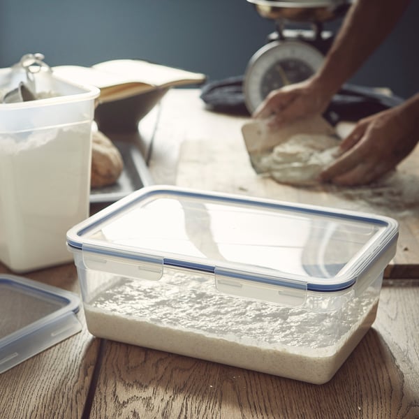 IKEA 365+ food container, large rectangular/plastic, 5.2 l