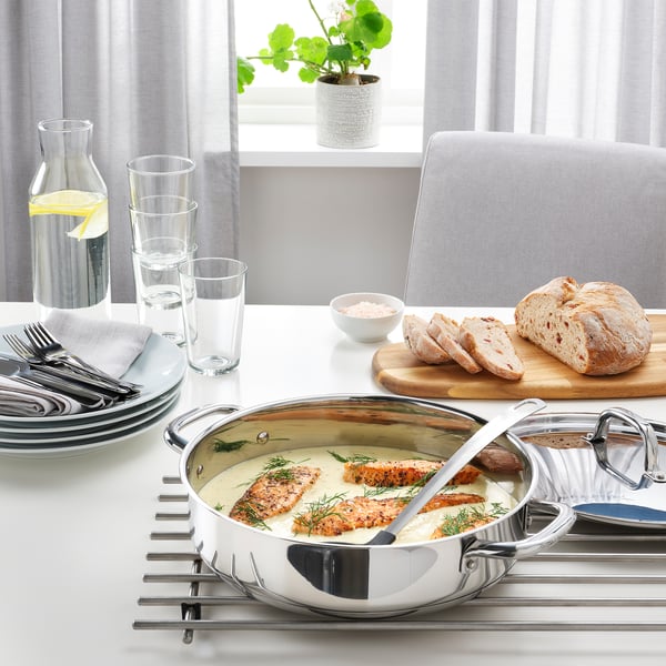 IKEA 365+ sauté pan, stainless steel, 28 cm