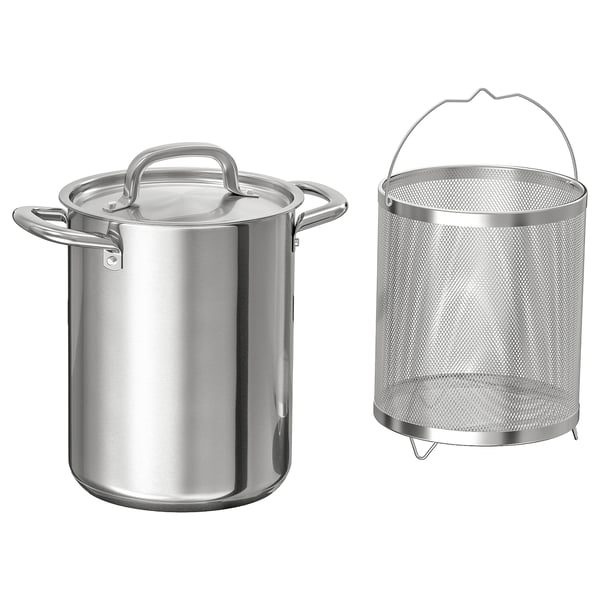 IKEA 365+ pot with insert, stainless steel, 5.0 l
