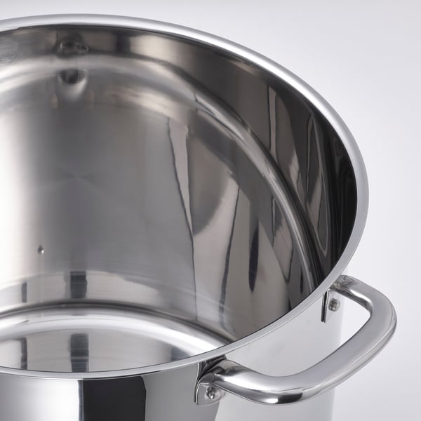 IKEA 365+ pot with lid, stainless steel, 15.0 l