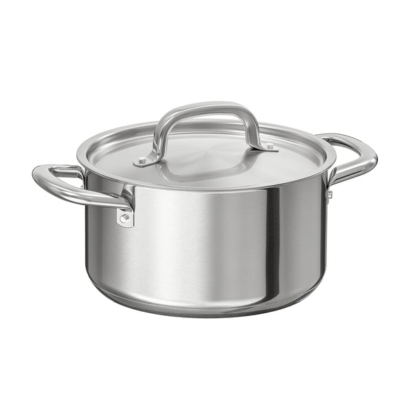 IKEA 365+ pot with lid, stainless steel, 3.0 l