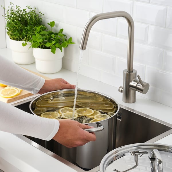 IKEA 365+ pot with lid, stainless steel, 15.0 l