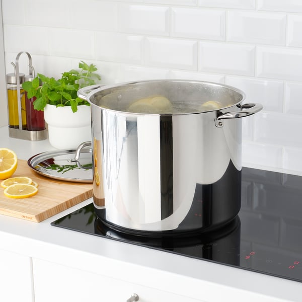 IKEA 365+ pot with lid, stainless steel, 15.0 l