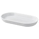 IKEA 365+ serving plate, white, 20x11 cm