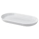IKEA 365+ serving plate, white, 27x15 cm