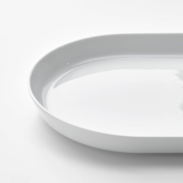 IKEA 365+ serving plate, white, 36x20 cm