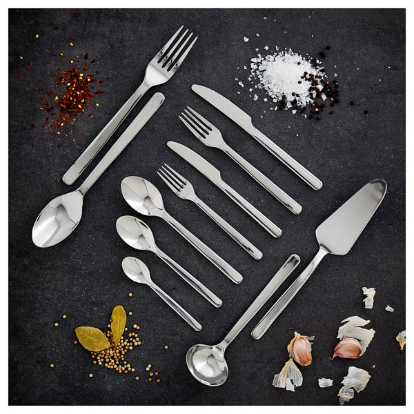 IKEA 365+ 4-piece serving set, stainless steel