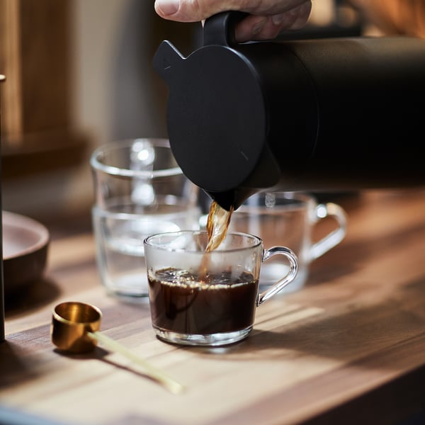 IKEA 365+ mug, clear glass, 24 cl