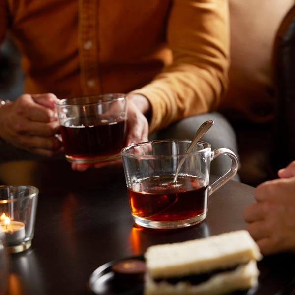 IKEA 365+ mug, clear glass, 36 cl