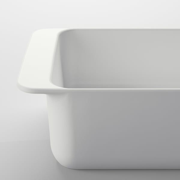 IKEA 365+ oven dish, white, 18x13 cm