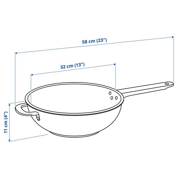 Ikea IKEA 365+ - Wok, stainless steel/non-stick coating, 32 cm