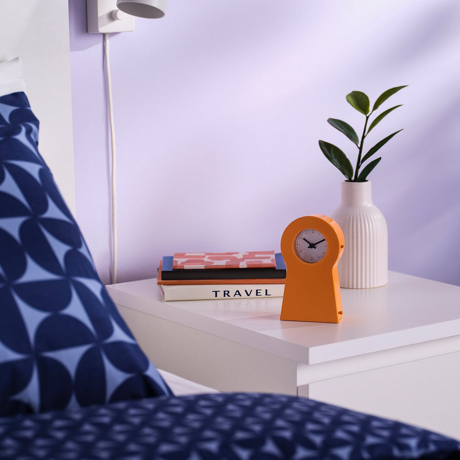 IKEA PS 1995 clock, orange, 14 cm