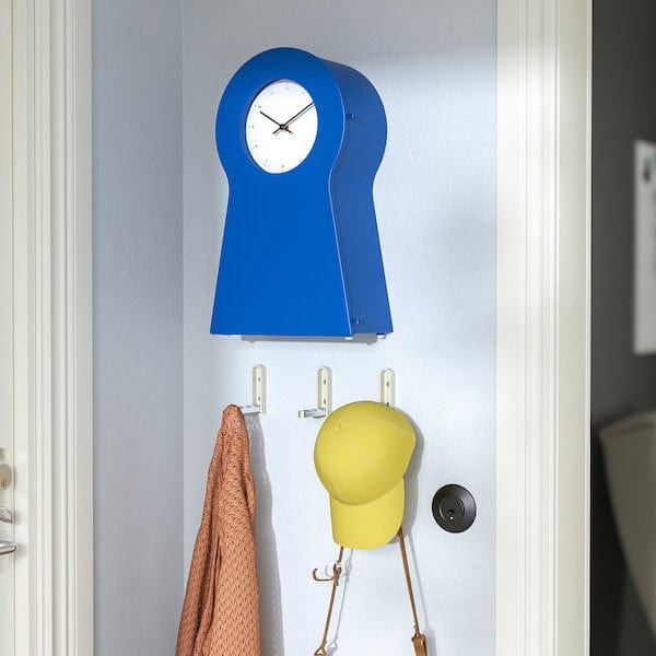 Ikea IKEA PS 1995 - Clock, blue, 48 cm