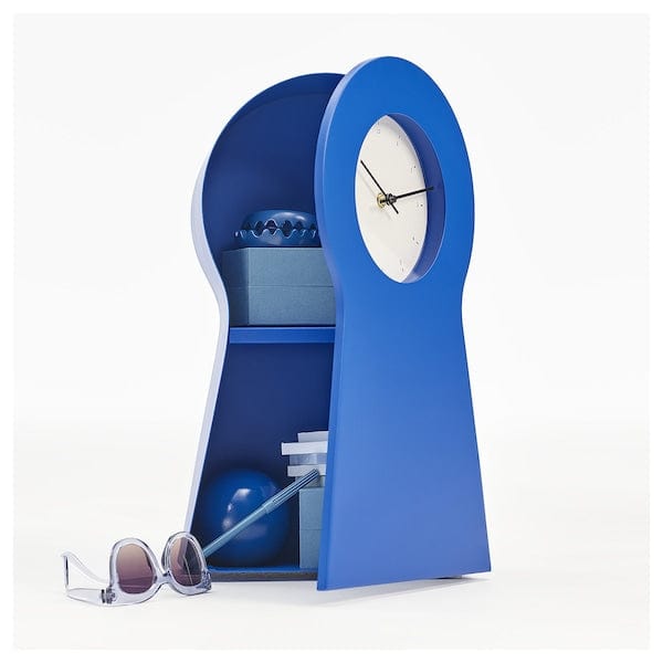 Ikea IKEA PS 1995 - Clock, blue, 48 cm