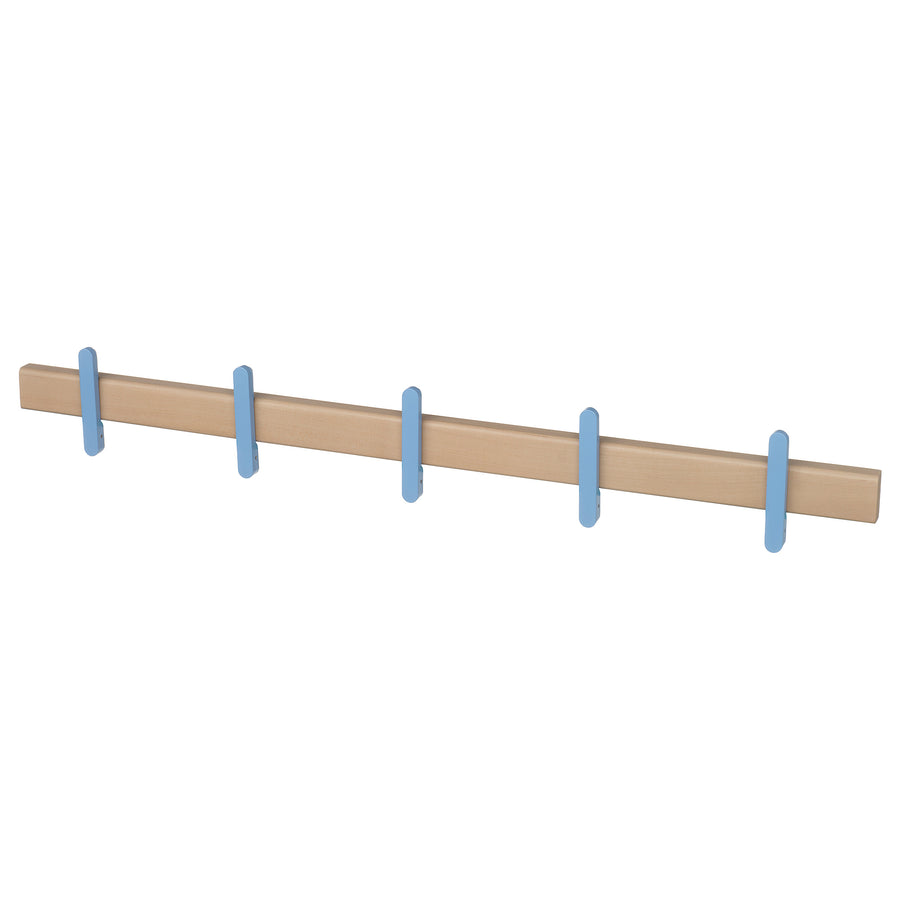 IKEA PS 2026 rack with 5 hooks, solid birch, 76 cm