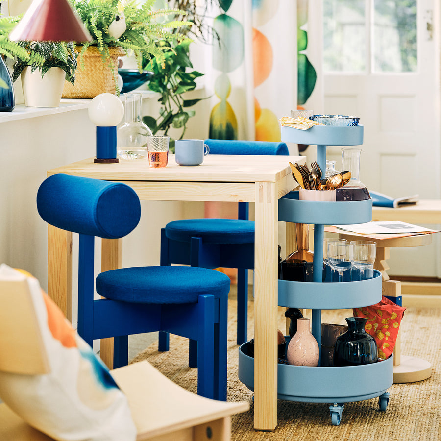IKEA PS 2026 trolley, blue, 89x48 cm