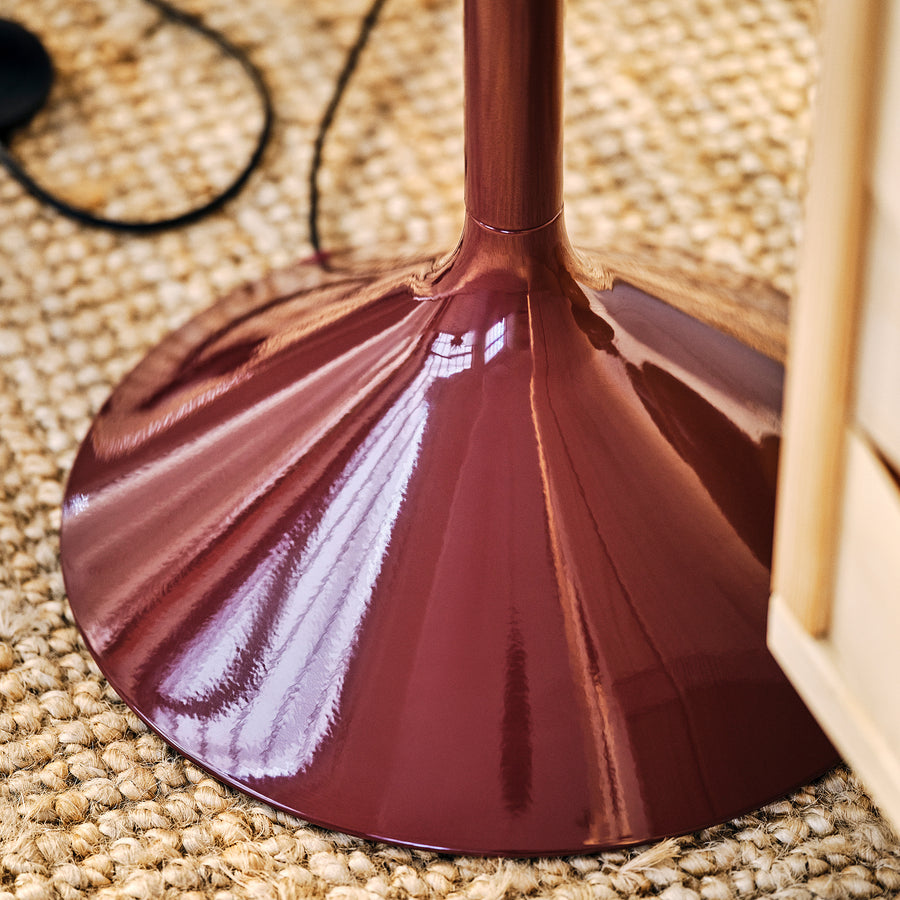 IKEA PS 2026 floor uplighter, dark red, 182 cm